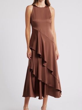 NWT PARKER the Angie layered Maxi Dress